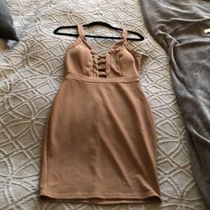 Cute tan dress